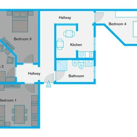 Mit 4 Zimmern Im Zentrum Guest house Berlin